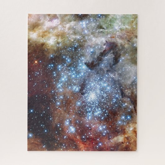 Puzzle Hubble Montres Star Clusters sur un cours de colli (Vertical)