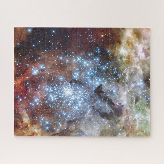 Puzzle Hubble Montres Star Clusters sur un cours de colli (Horizontal)