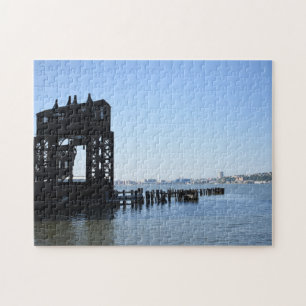 Puzzle Hudson River Dock New York City NYC Photographie