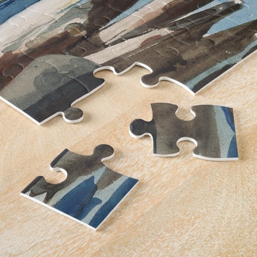 Puzzle Hudson River, exploitation forestière | Winslow Ho (Côté)