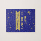 Puzzle Huge Congrats! Happy retirement Personalized (Horizontal)