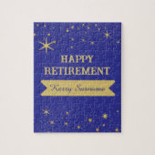 Puzzle Huge Congrats! Happy retirement Personalized (Vertical)