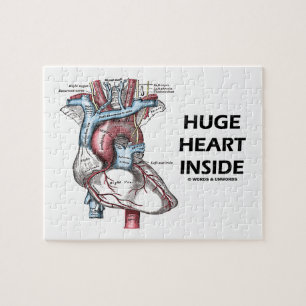 Puzzle Huge Heart Inside (Anatomical Heart)