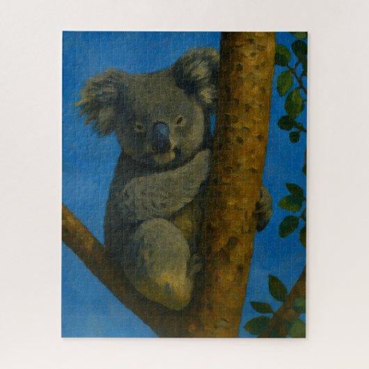 Puzzle Hugger d'arbre - Koala dans la canopée (Vertical)