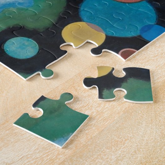 Puzzle Huile Abstraite de Kandinsky Deepened Impulse sur  (Côté)