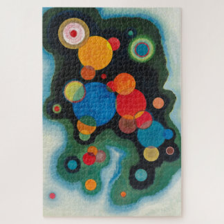 Puzzle Huile Abstraite de Kandinsky Deepened Impulse sur