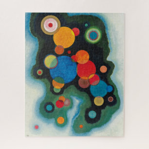 Puzzle Huile Abstraite de Kandinsky Deepened Impulse sur 