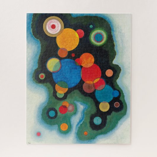 Puzzle Huile Abstraite de Kandinsky Deepened Impulse sur (Vertical)