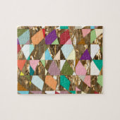 Puzzle Huile d'or couleur Abstraite (Horizontal)