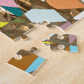 Puzzle Huile d'or couleur Abstraite (Côté)