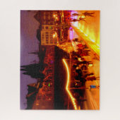 Puzzle Huile - Patinage sur glace au marché de Noël de Co (Vertical)