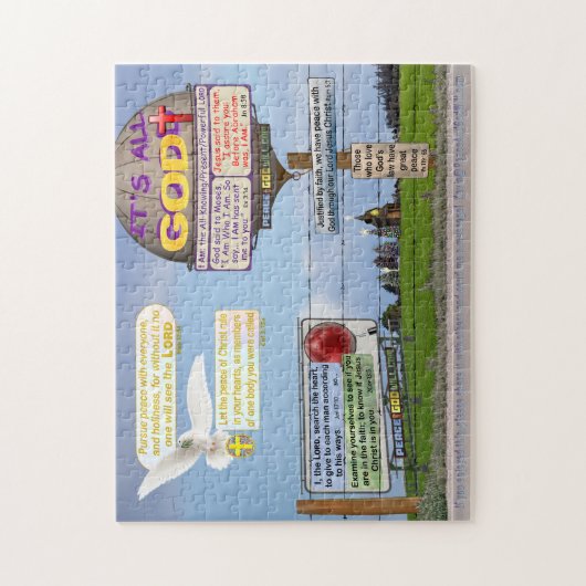 Puzzle Huit Versets De La Bible À Vivre ! (Vertical)