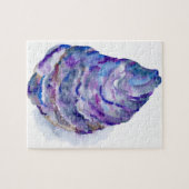 Puzzle Huître Shell abstraite d'aquarelle (Horizontal)