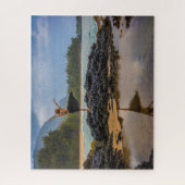 Puzzle Hula Dancer à Lumaha'i Beach, Kauai, Hawaï (Vertical)