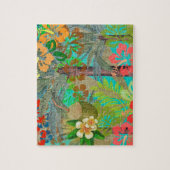 Puzzle Hula Vintage Floral Graphisme Floral Hawaii (Vertical)