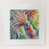 Puzzle Humboldt squid 240824AREF112 - Watercolor (Horizontal)