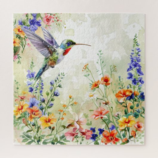 Puzzle Hummingbird (Vertical)