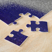 Puzzle Hummingbird With Flowers on Geode Arrière - plan (Côté)