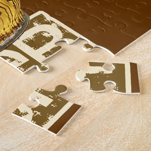 Puzzle Humour potable de bière drôle (Côté)