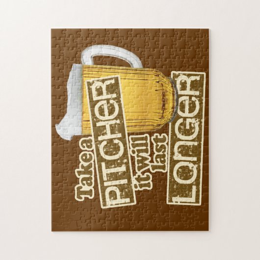 Puzzle Humour potable de bière drôle (Vertical)