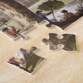 Puzzle Humphrey Repton examinant avec un théodolite (Côté)