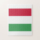 Puzzle Hungary Flag Emblem (Vertical)