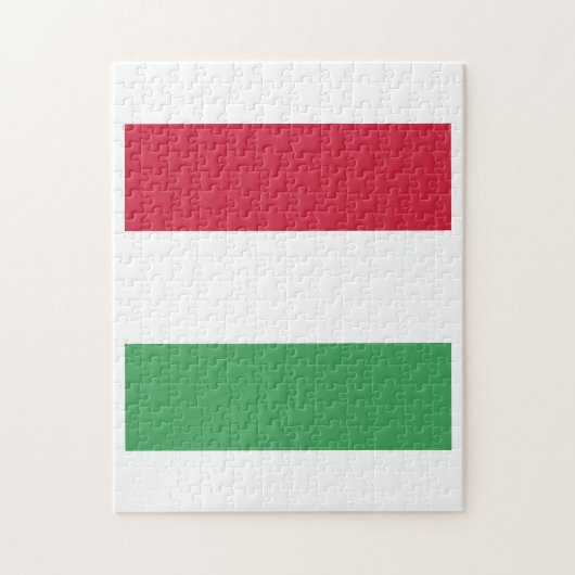 Puzzle Hungary Flag Emblem (Vertical)
