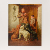 Puzzle Hunter and Boy par Arthur Fitzwilliam Tait 1876 (Vertical)