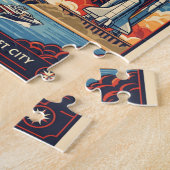 Puzzle Huntsville Alabama Rocket City Futuristic Space (Côté)