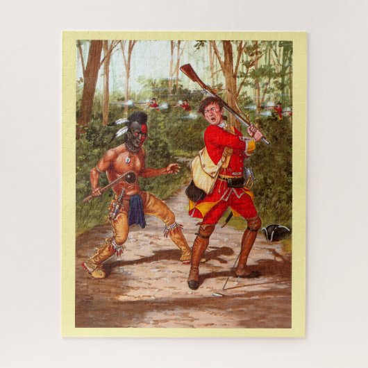 Puzzle Huron warrior (Vertical)