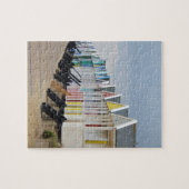 Puzzle Huttes brillamment peintes de plage (Horizontal)