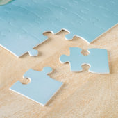 Puzzle Hyacinthes bleu de Cobalt et Hydrangées (Côté)