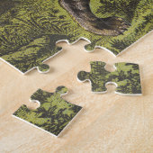 Puzzle Hyaena (Hyena), loup et chien (Côté)