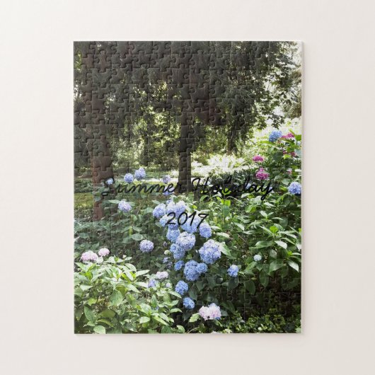 Puzzle Hydrangea Floral Trees Nature Photographie (Vertical)
