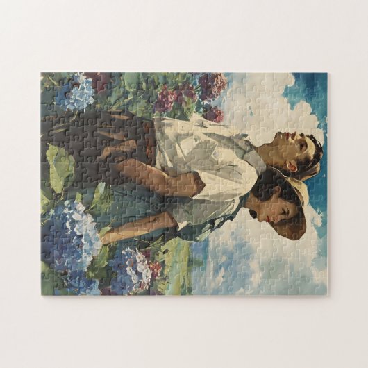 Puzzle Hydrangea Harmony : Amour Vintage (Horizontal)