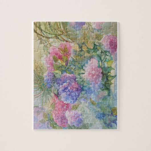 Puzzle Hydrangea Haze (Vertical)
