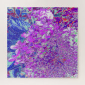 Puzzle Hydrangea Limelight Élégant Violet et Bleu (Horizontal)