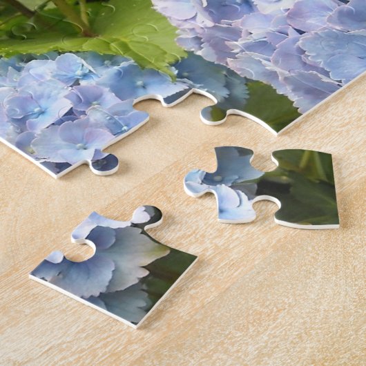 Puzzle Hydrangeas Bleu Profond (Côté)