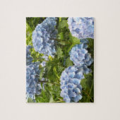 Puzzle Hydrangeas Bleu Profond (Vertical)