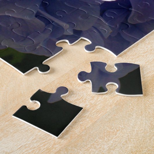 Puzzle Hydrangée violette (Côté)