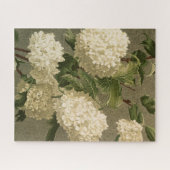 Puzzle Hydrangées vintages blanches (Horizontal)