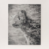 Puzzle Hyène repérée par Africain (Vertical)