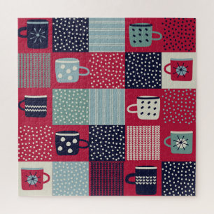 Puzzle Hygge scandinave : Mélange Motif rustique