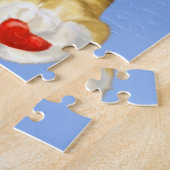 Puzzle Hypnotiseur mignon d'ours de nounours dans le bleu (Côté)