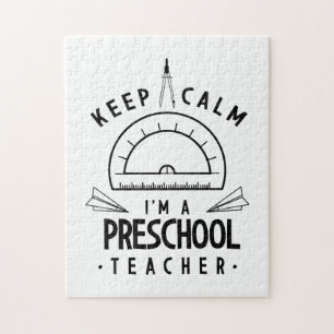 Puzzle I Am A Preschool Teacher
