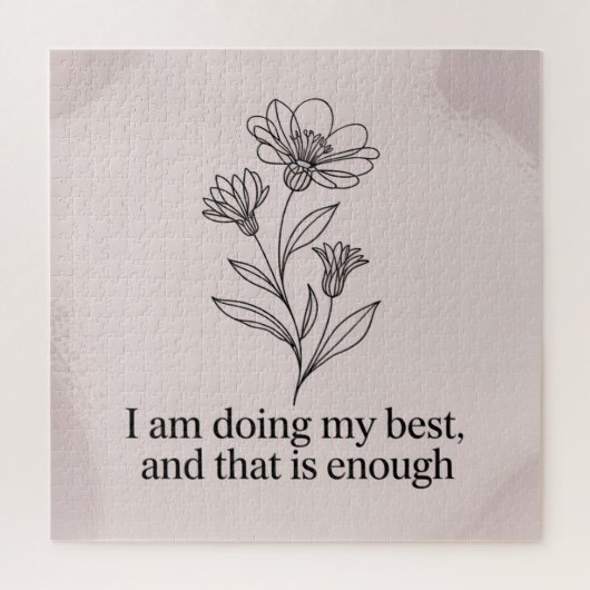 Puzzle I Am Doing My Best, And That Is Enough (Vertical)