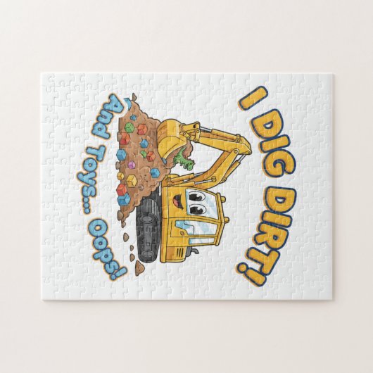 Puzzle I Dig Dirt! And Toys... Oops! (Horizontal)