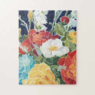 Puzzle I floral de minuit