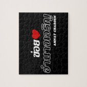 Puzzle I Heart (Love) Amnat Charoen, Isan, Thaïlande (Vertical)