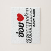 Puzzle I Heart (Love) Khon Kaen, Isan, Thaïlande (Vertical)